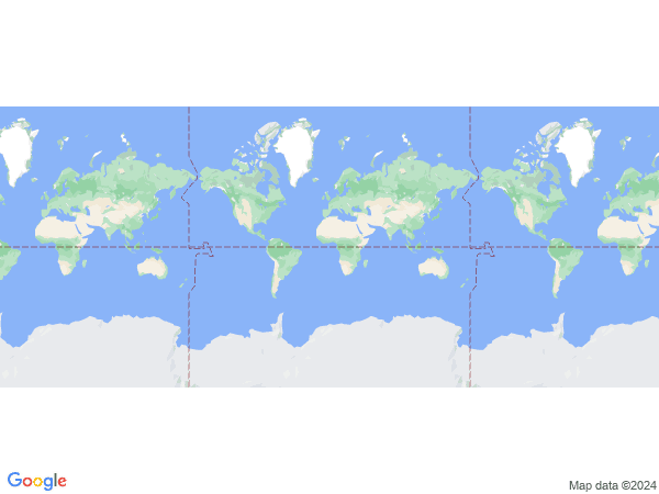 Map of Calgary to Brisbane